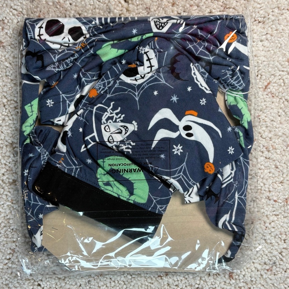 Little sleepies Disney Nightmare before Christmas short sleeve 2pc set 2T NEW - Picture 3 of 3